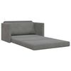 vidaXL Sof&aacute; cama 110cm Gris oscuro Terciopelo