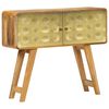vidaXL Aparador de madera maciza de mango 90x30x77 cm