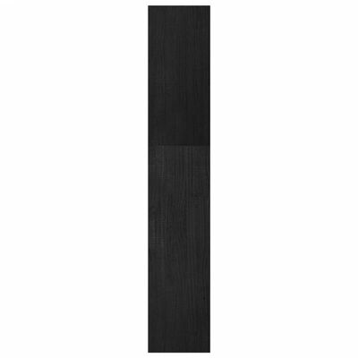 vidaXL Estantería/divisor de espacios pino negro 40x30x167,5 cm