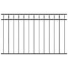 vidaXL Elemento de cerca ASSEN 170 x 80 cm Acero Gris