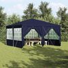 vidaXL Carpa de Fiesta Azul y Blanco 400 x 400 x 266 cm
