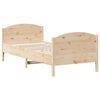 vidaXL Estructura de cama sin colch&oacute;n madera maciza pino 75x190 cm