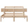 vidaXL Estructura de cama sin colch&oacute;n madera maciza de pino 120x190 cm
