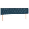 vidaXL Cama box spring con colch&oacute;n terciopelo azul oscuro 120x190 cm