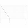 vidaXL Valla de alambre soldado con picos 50 x 1,6 m Acero Galvanizado