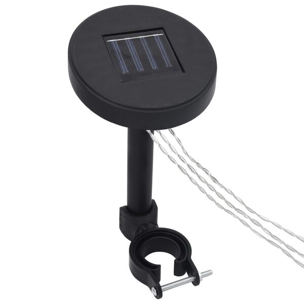 vidaXL Cadena de luces para cenador con panel solar