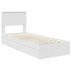 vidaXL Cama con almacenamiento 75 x 190 cm Madera de ingenier&iacute;a