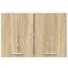 vidaXL Mueble colgante con puerta 2 pcs Roble Sonoma y 60 x 31 x 40 cm