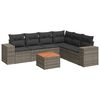 vidaXL Patio Sofa Set 6 plaza Grey
