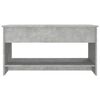 vidaXL Mesa de centro madera de ingenier&iacute;a gris hormig&oacute;n 102x50x52,5cm