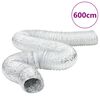 vidaXL Conducto de ventilaci&oacute;n de aluminio 6 m &Oslash;20 cm