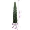 vidaXL &Aacute;rbol de Navidad artificial Verde 300 cm PVC, Acero y Pl&aacute;stico