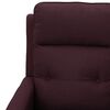 vidaXL Sillón de masaje elevable tela morado