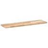 vidaXL Estantes flotantes 4 uds madera acacia sin tratar 80x20x2 cm