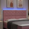 vidaXL Cabecero LED Rosa 180 cm Terciopelo