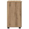 vidaXL Gabinete de Baño con puerta Roble artesanal 61 x 35 x 64 cm