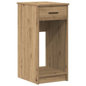 vidaXL Torre de ordenador con caj&oacute;n roble artesanal 35x45x77 cm