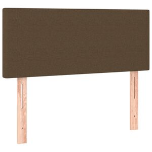 vidaXL Cabecero de tela marr&oacute;n oscuro 90x5x78/88 cm