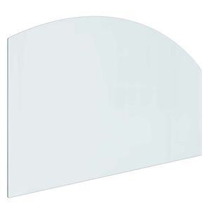 vidaXL Placa de vidrio para chimenea Transparente 100 x 60 cm Cristal