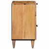 vidaXL Armario de Noche Natural 50 x 33 x 60 cm Madera de mango maciza