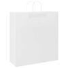 vidaXL Bolsas de papel con asas 50 uds blanca 45x17x48 cm