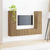 vidaXL Conjunto de mueble de TV 6 pcs Roble artesanal
