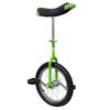 vidaXL Monociclo ajustable verde 16 pulgadas