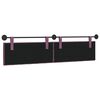 vidaXL Cabecera Colgante Morado 210 x 55 x 7 cm Terciopelo
