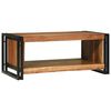 vidaXL Mesa de Café Marrón 90 x 50 x 38 cm madera maciza de acacia