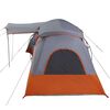 vidaXL Carpas con techo Gris y naranja 721 x 335 x 212 cm Poliéster