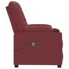 vidaXL Sill&oacute;n elevable cuero sint&eacute;tico rojo tinto