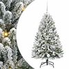 vidaXL Árbol de Navidad artificial Verde y 120 cm PVC y Metal
