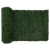 vidaXL Cerca Artificial Verde oscuro 1 x 4 m PVC y Acero