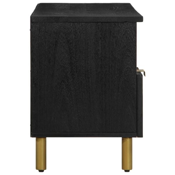 vidaXL Mueble de TV madera de ingenier&iacute;a negro 100x33x46 cm