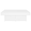vidaXL Mesa de centro madera contrachapada blanco 90x90x28 cm