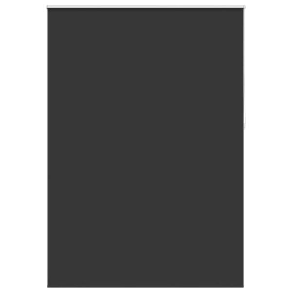 vidaXL Estor enrollable opaco 164,4x230 cm, tela, ancho 160 cm, negro