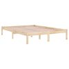 vidaXL Estructura de cama madera maciza 180x200 cm