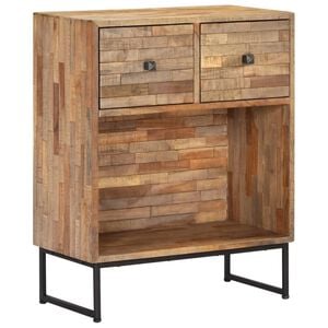 vidaXL Aparador de madera de teca reciclada 60x30x75 cm