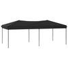 vidaXL Carpa para fiestas plegable negro 3x6 m