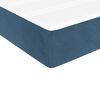 vidaXL Cama box spring con colch&oacute;n terciopelo azul oscuro 90x190 cm