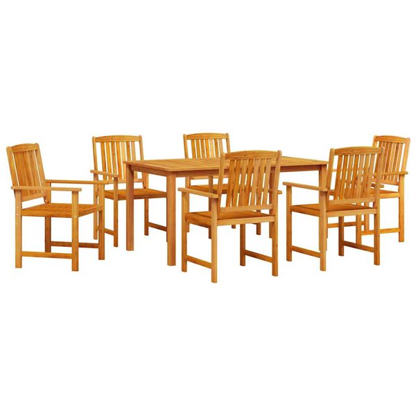 vidaXL Conjunto de Comedor de Jard&iacute;n 5 pcs Marr&oacute;n