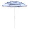 vidaXL Sombrilla de jard&iacute;n Poli&eacute;ster 170T Azul y Blanco