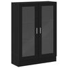 vidaXL Librer&iacute;a de roble negro 82,5x30,5x115 cm Madera de ingenier&iacute;a