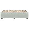 vidaXL Estructura de cama sin colch&oacute;n terciopelo gris claro 120x200 cm