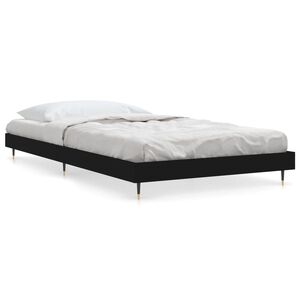 vidaXL Estructura de cama madera de ingenier&iacute;a negra 90x200 cm