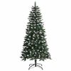 vidaXL Árbol de Navidad artificial con 150 LED Verde 50 x 50 x 120 cm
