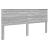 vidaXL Estructura de cama Gris Sonoma 200 x 200 cm Madera Ingenieril