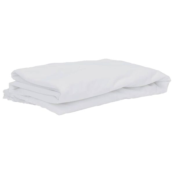 vidaXL Protector de colch&oacute;n impermeable blanco 90x200 cm