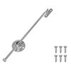 vidaXL Bisagra de tirador 12 uds. Plateado 190 mm Metal