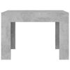 vidaXL Mesa de centro madera contrachapada gris hormig&oacute;n 50x50x35 cm